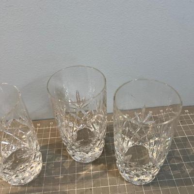 LEXON Marked Crystal Tumblers 