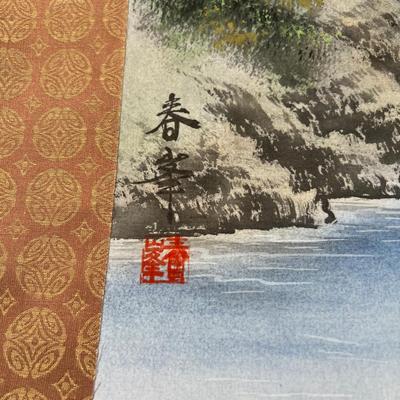 Silk Painting Scroll 
