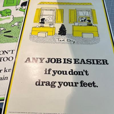 Positive Attitude Posters (7) Dated 1975 