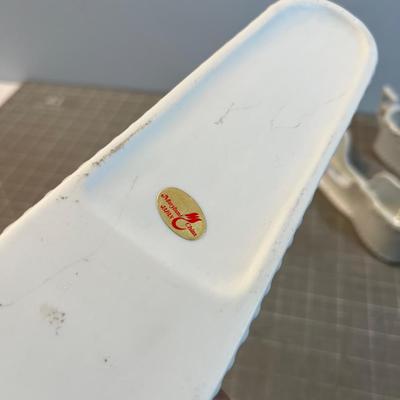 Nice. White Porcelain Trays for Utensils