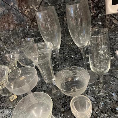 Mixed Lot of Stem Ware 11 Pieces