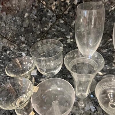 Mixed Lot of Stem Ware 11 Pieces