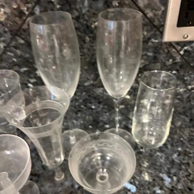 Mixed Lot of Stem Ware 11 Pieces