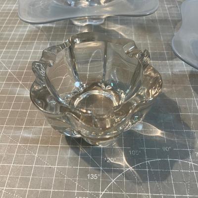 Duncan Miller Serving Ware Clear, Including the Ashtray. 