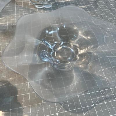 Duncan Miller Serving Ware Clear, Including the Ashtray. 