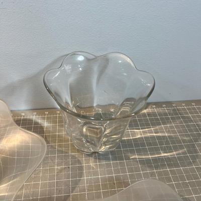 Duncan Miller Serving Ware Clear, Including the Ashtray. 