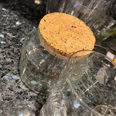 Mixed Lot of Clear Glass Ware Decanter, Glasses 