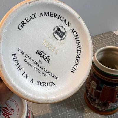 Beer Mugs Mixed Lot (4) 