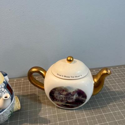 2 Tea Pots, Thomas Kincade 