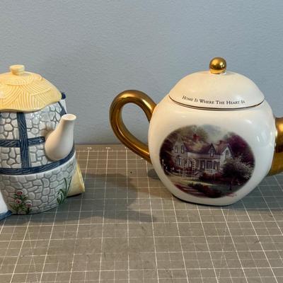2 Tea Pots, Thomas Kincade 