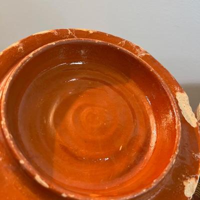 Vintage MEXICAN Bean Pot with Lid 