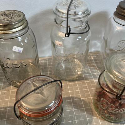 Mostly Antique JARS with Lids of all manner