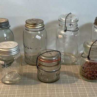 Mostly Antique JARS with Lids of all manner