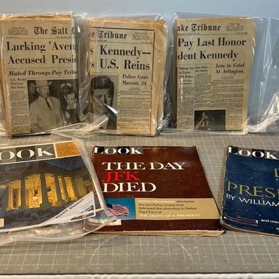 JFK Papers and LOOK Magazines.  