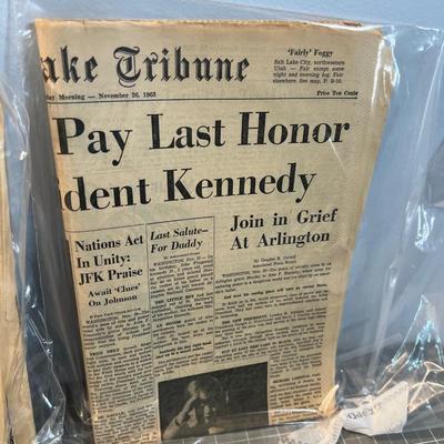 JFK Papers and LOOK Magazines.  