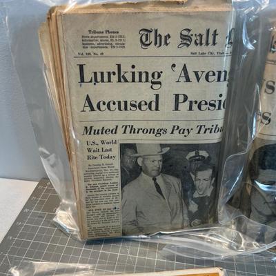 JFK Papers and LOOK Magazines.  