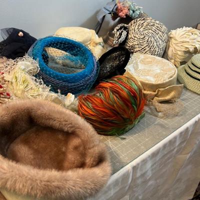 Giant Lot of Ladies Hats - A Fine Collection. 