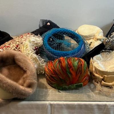 Giant Lot of Ladies Hats - A Fine Collection. 