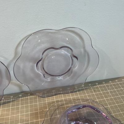 Sun  Purple Glass Ware 