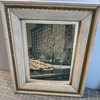 5 Prints from the 1970's of WINTER