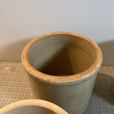 Stoneware Pickling Crocks, Lot of 4, 