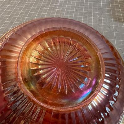 2 Carnival Glass Bowls, Nice! 