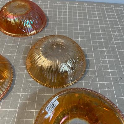 Iris and Herringbone Berry Cups