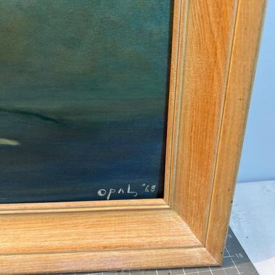 Yellow Still Life, by Opal Dated 1968 