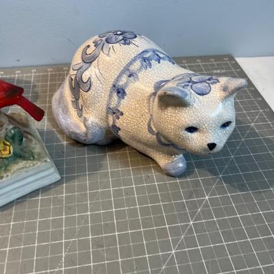 Ceramic Collection, Including Cat 