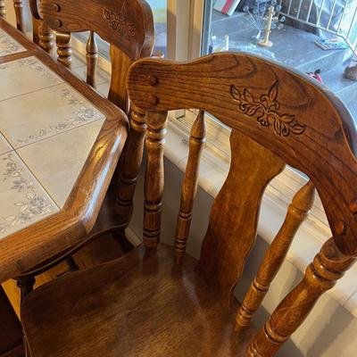 Kitchen Table & 6 Chairs FRUIT WOOD