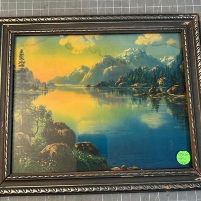 Maxfield Parish Print Framed 