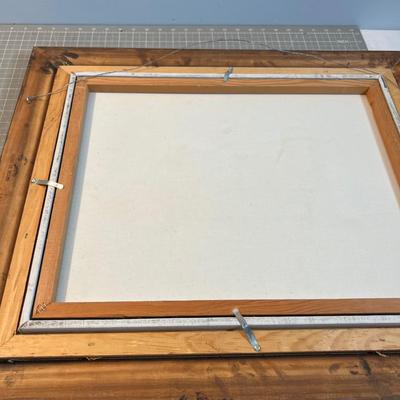 Red Barn, by Lila Webb Frame, Oil on Canvas 