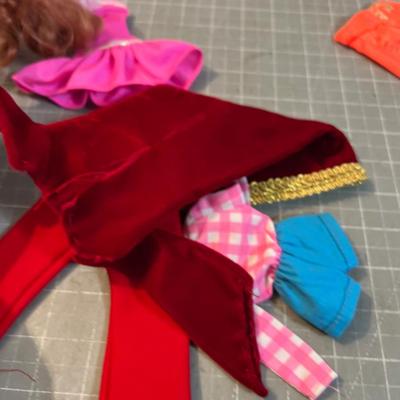 Vintage Barbie with Clothes 