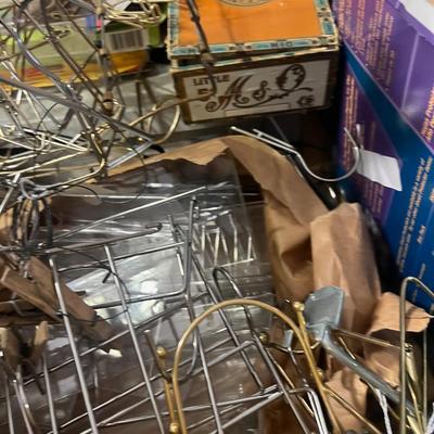 Antique Mall Supplies; Plate and Cup Holders, Card Holders, Etc.