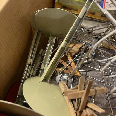 Antique Mall Supplies; Plate and Cup Holders, Card Holders, Etc.