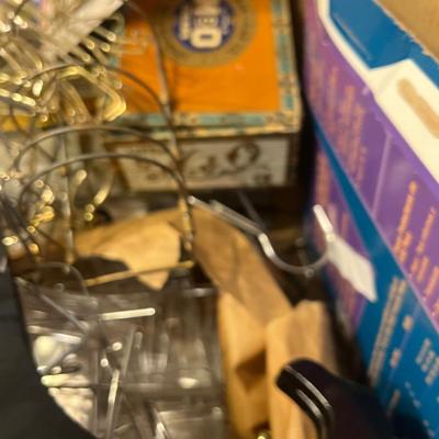 Antique Mall Supplies; Plate and Cup Holders, Card Holders, Etc.