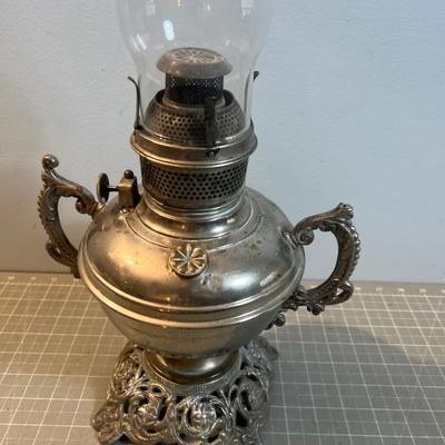 Antique Oil Lamp, Authentic.