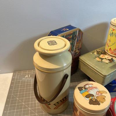 Large Lot of Tin Boxes