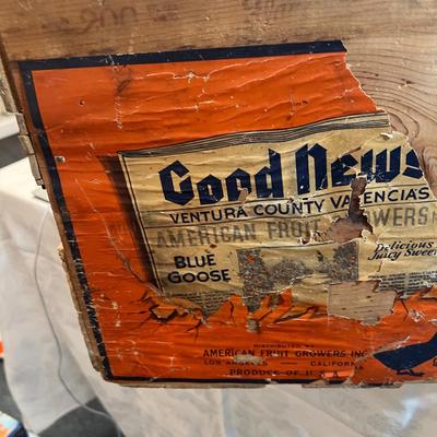 Vintage Real FRUIT Crate