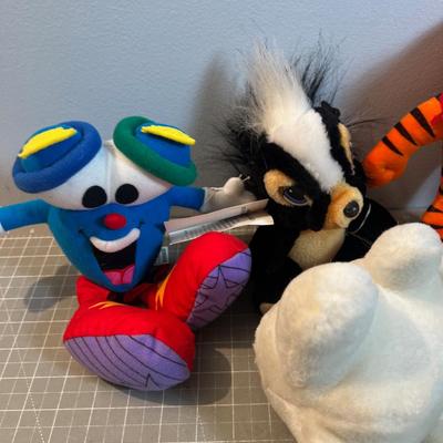 Stuffies with Coke, Olympic, Tony Tiger Etc. 