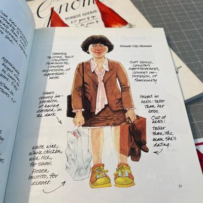 Gnomes: Books and a Plate (Wall Plaque) 