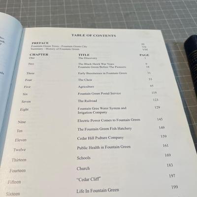 Fountain Green and Carbon County Genealogy Books. . 