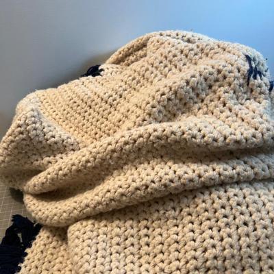 3  Afghans Coverlet and throws