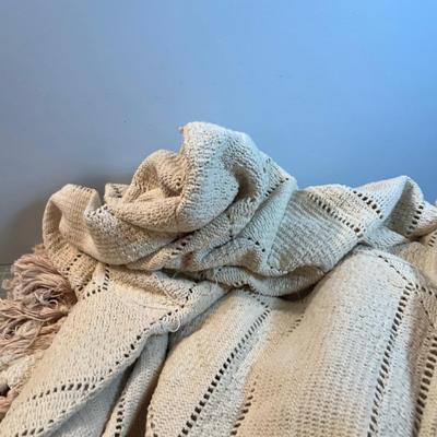 HUGE Crocheted Large Queen Coverlet