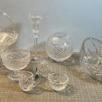 Cut Glass Real Crystal including some Waterford