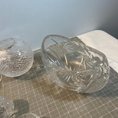 Cut Glass Real Crystal including some Waterford