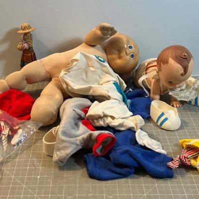 Doll stuff: Cabbage Patch and Barbie Clothes
