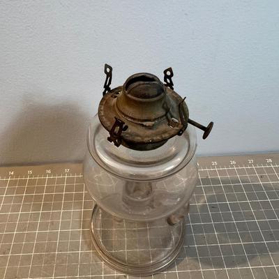 2 Antique Oil Lamps NO SHADE