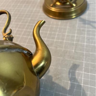 Brass Tippy Tea Pot Patent Date of 1898 WOW!!! 