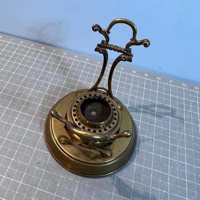 Brass Tippy Tea Pot Patent Date of 1898 WOW!!! 